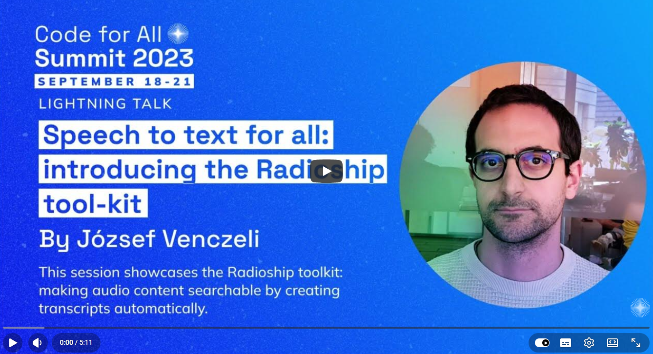 Radioship video